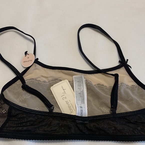 NWT Forever 21 Black Lacey Bralette 34A - Picture 4 of 5
